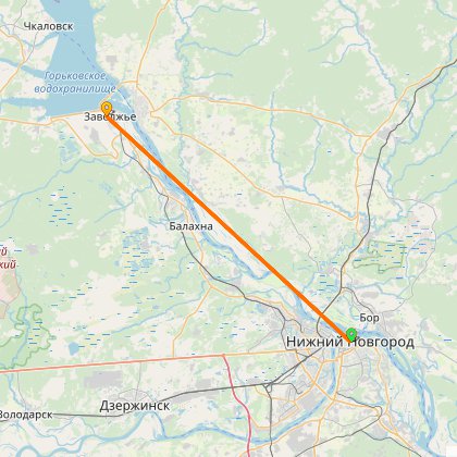 Карта путешествия: Велопоход на Горе-море