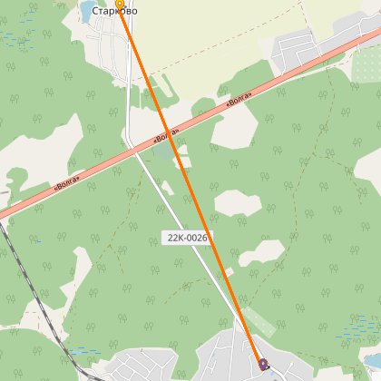 Карта путешествия: Через болота к Кантемировскому кургану