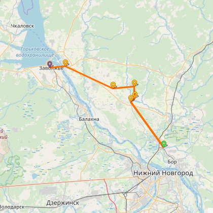 Карта путешествия: Мельницы Бугрова и не только