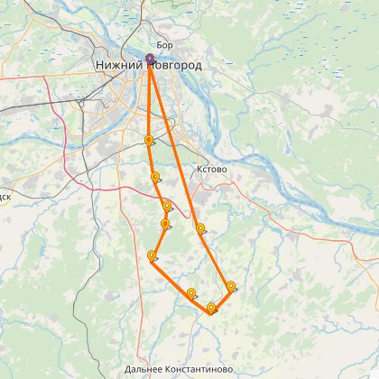 Карта путешествия: В Симбилей
