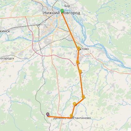 Карта путешествия: В Симбилей и Дальнее Константиново