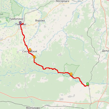 Карта путешествия: По "грошатке"