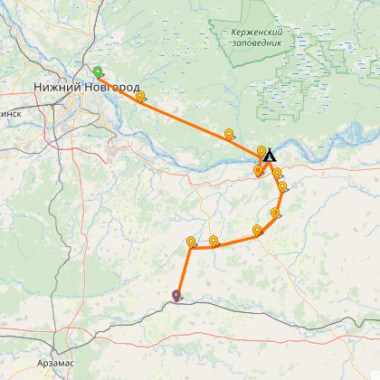 Карта путешествия: К Аввакуму