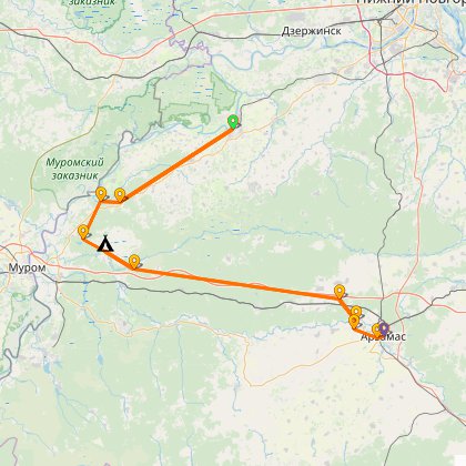 Карта путешествия: Павлово – Арзамас. И ещё кое-что…