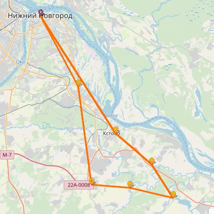 Карта путешествия: По закудемским болотам