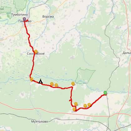 Карта путешествия: Ишлей