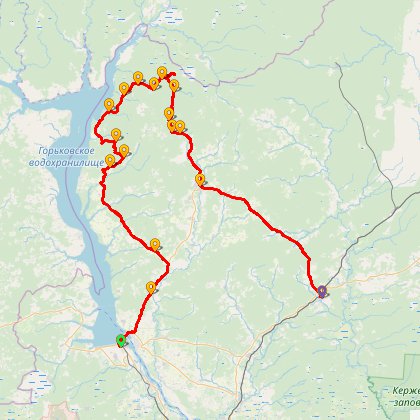 Карта путешествия: Загадочное озеро Текун...