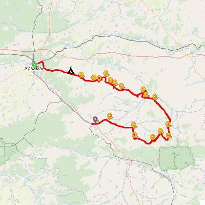 Карта путешествия: А был ли Пушкин?