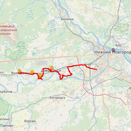 Карта путешествия: Бугров, Шухов и другие…