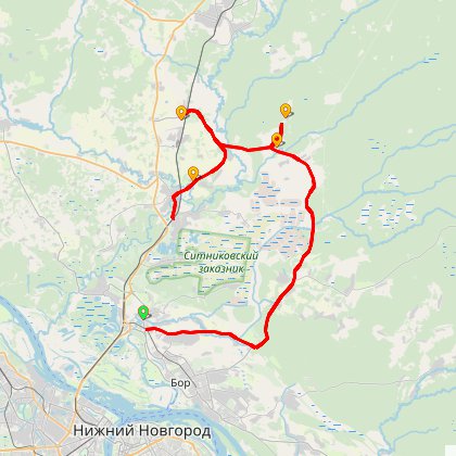 Карта путешествия: Проводы зимы