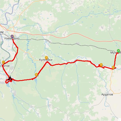 Карта путешествия: Время подождёт…в Выксе!