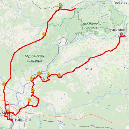 Карта путешествия: Куда уходит детство, или Муром на рубеже эпох