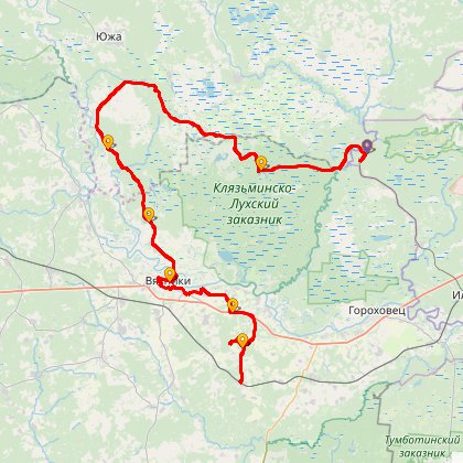 Карта путешествия: По лесам и озёрам 4ever