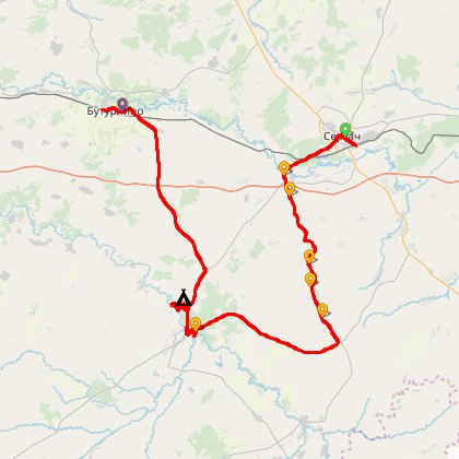 Карта путешествия: В гостях у ВелоПомещика