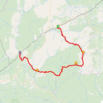 Карта путешествия: В Килемарский заказник