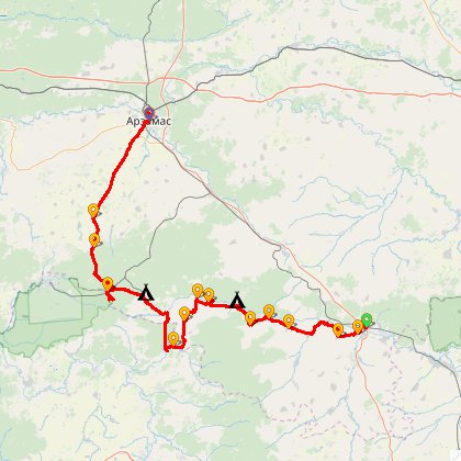 Карта путешествия: Камень Алатырь