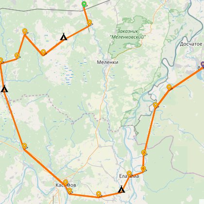 Карта путешествия: К осколкам железной империи Баташевых