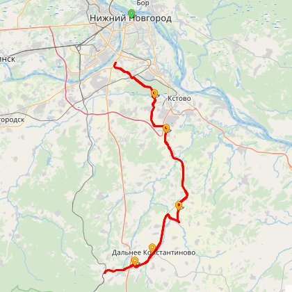 Карта путешествия: В Симбилей
